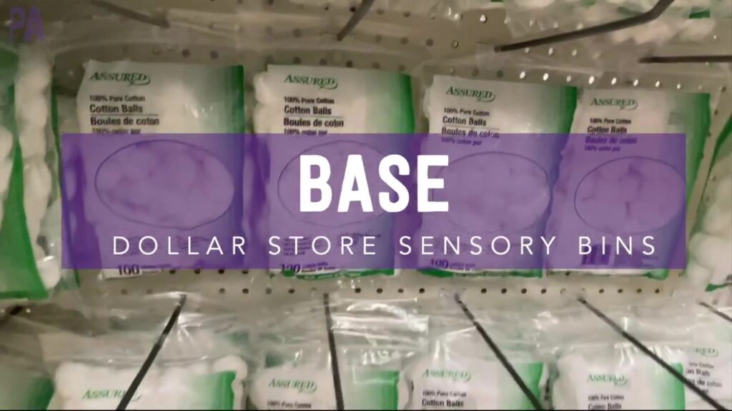 Dollar Tree sensory bin