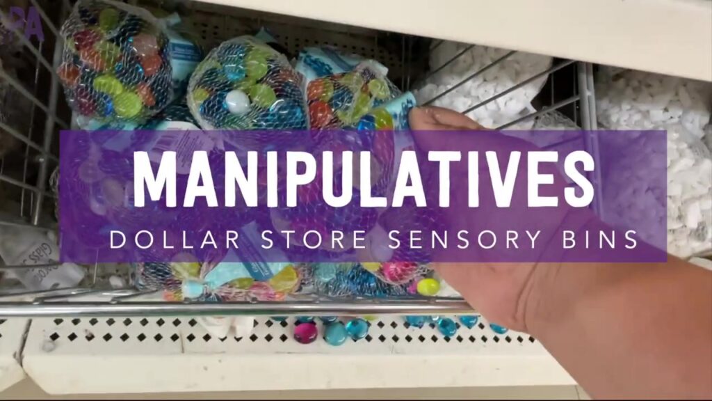 Dollar Tree sensory bin
