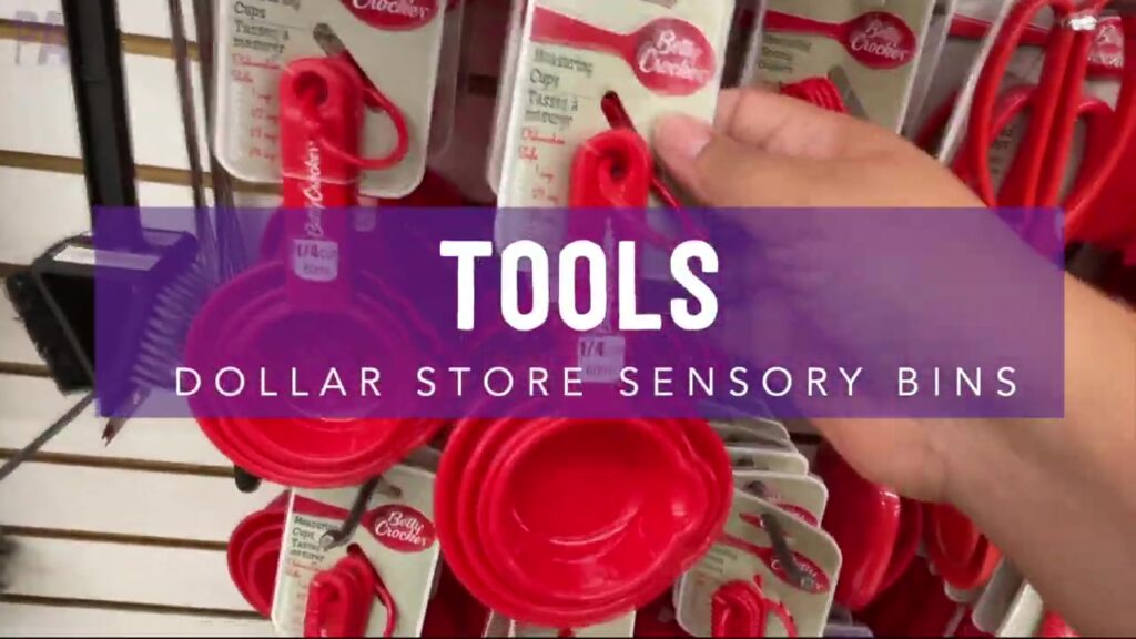 Dollar Tree sensory bin