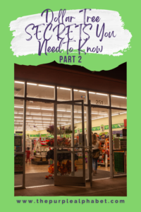 Dollar Tree SECRETS You Need to Know pin