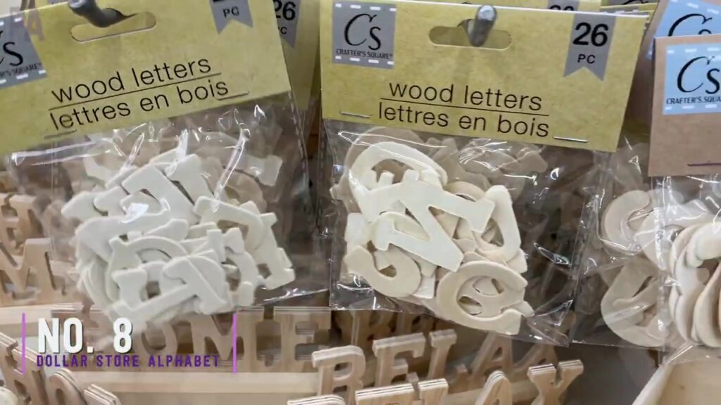 teaching ABCs wood letters