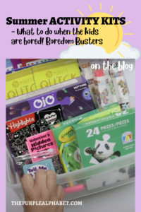summer activity kits pin