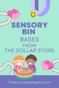 sensory bin bases pin