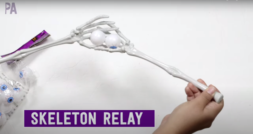 halloween skeleton relay